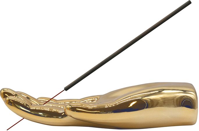 Gilded Grip Incense Holder