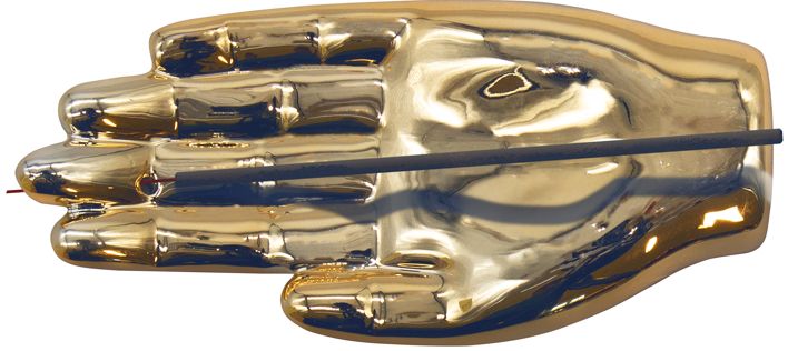 Gilded Grip Incense Holder