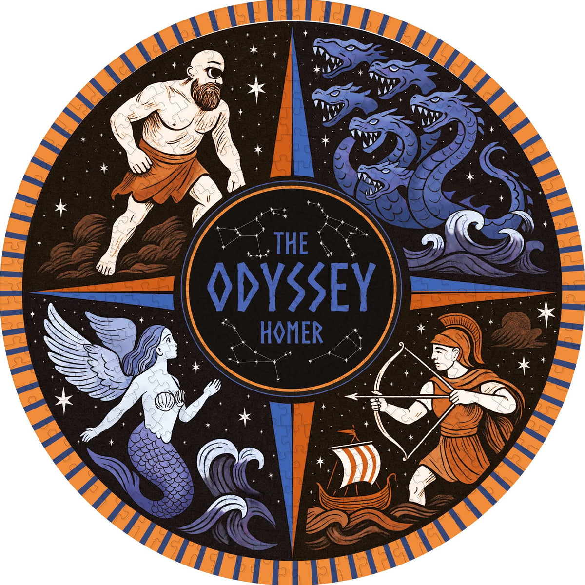 The Odyssey 500pc Circular Jigsaw Puzzle