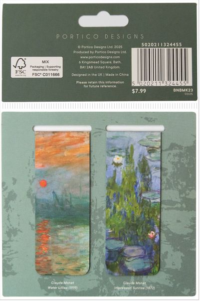 Magnetic Bookmarks - Set of 2 - Monet