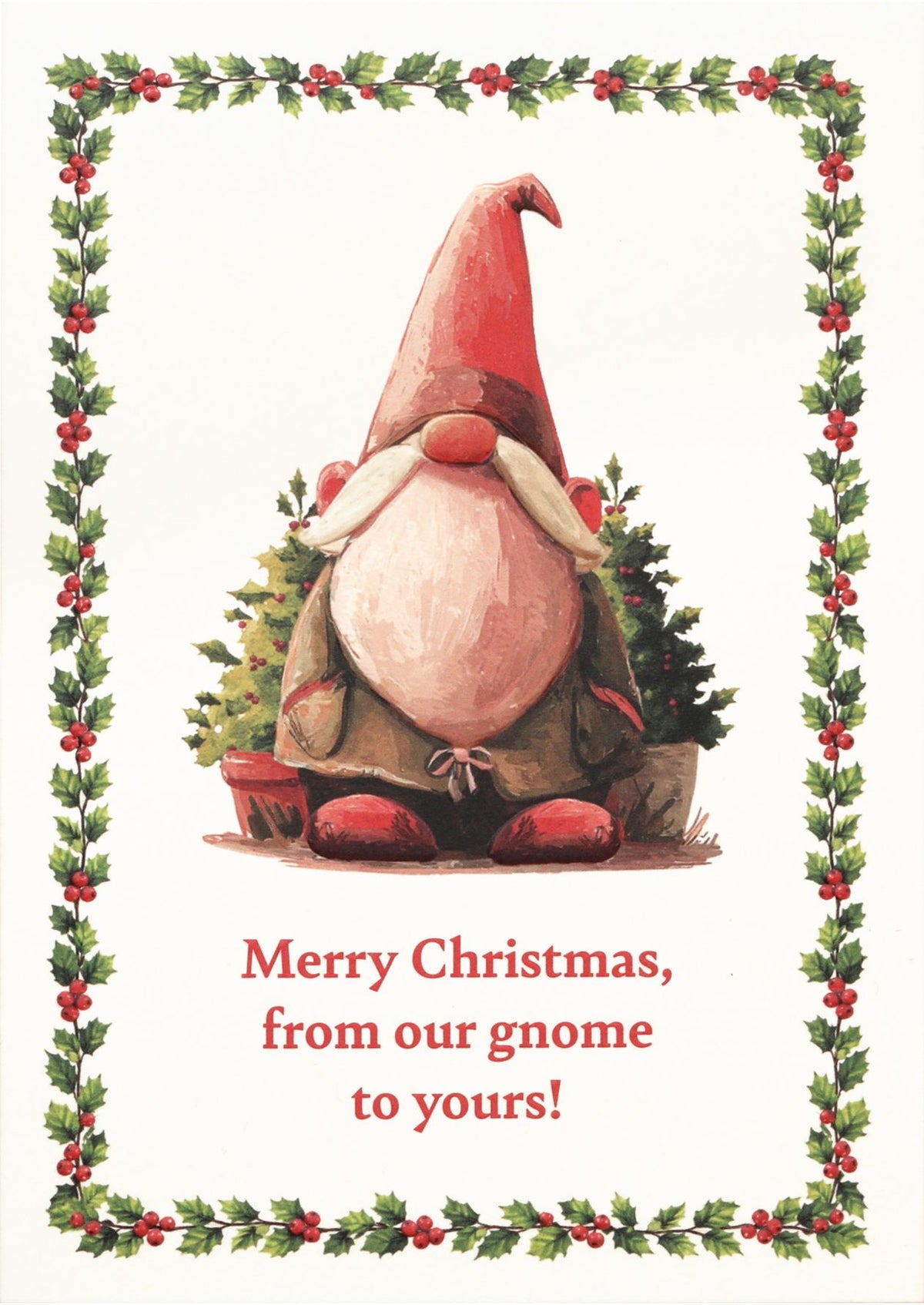 Our Gnome To Yours Boxed Holiday Cards