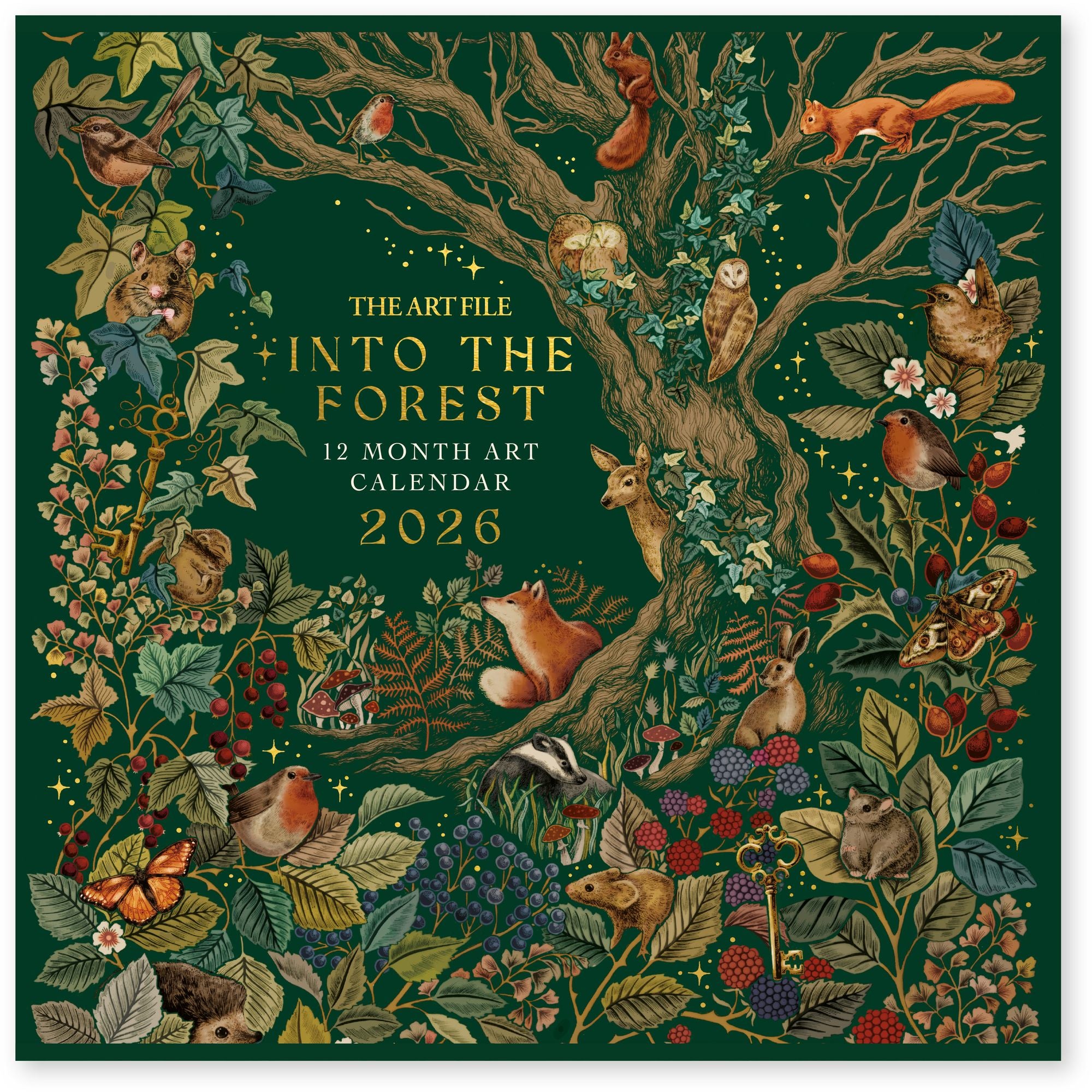 2026 INTO THE FOREST WALL CALENDAR