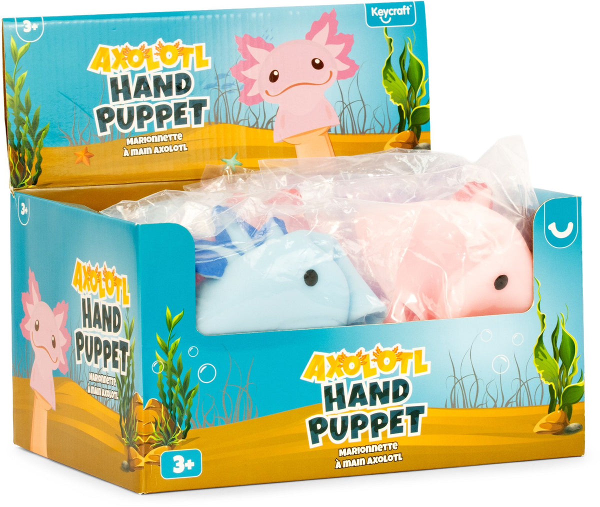 Axolotl Hand Puppet