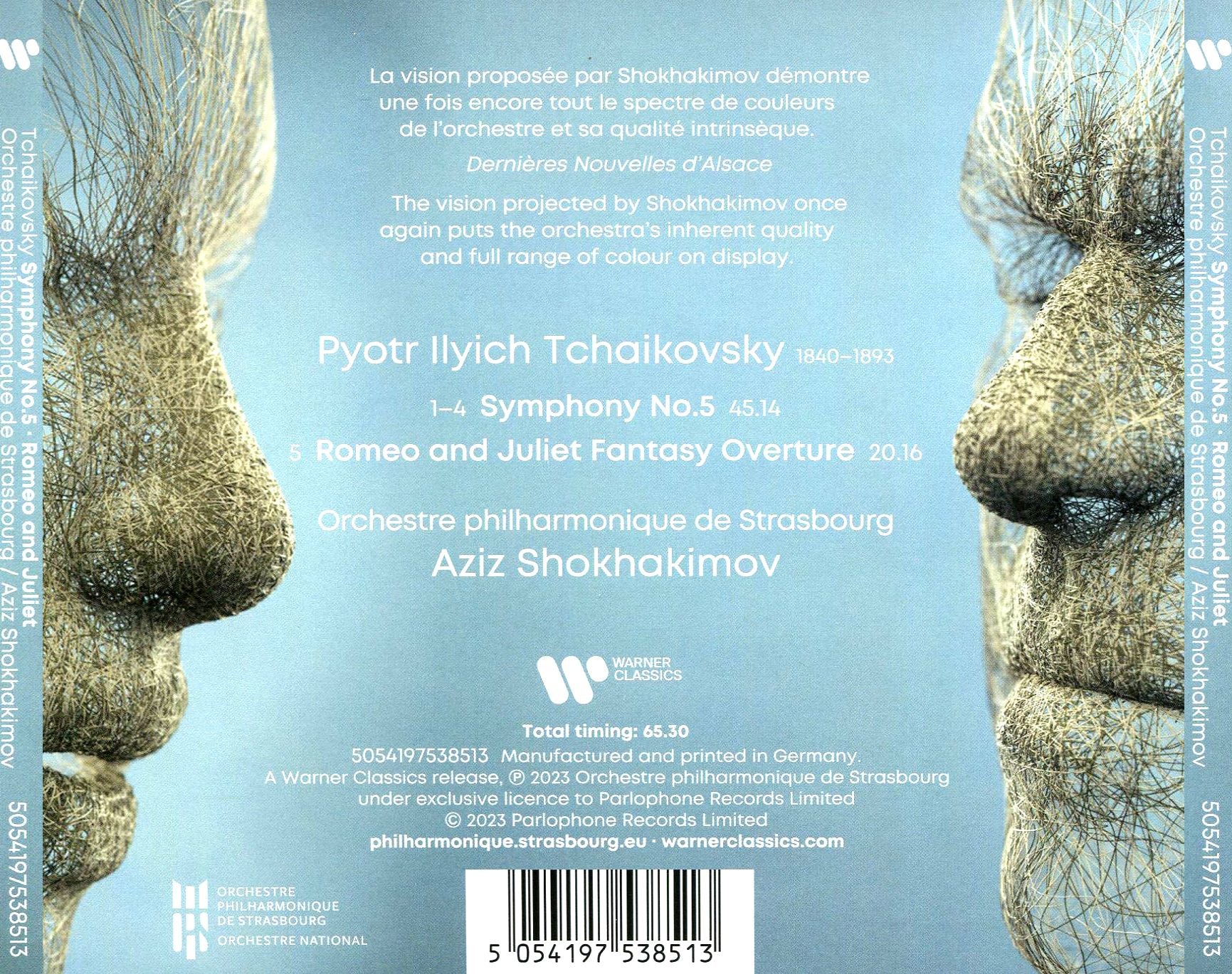 Tchaikovsky: Symphony No. 5; Romeo and Juliet Fantasy Overture