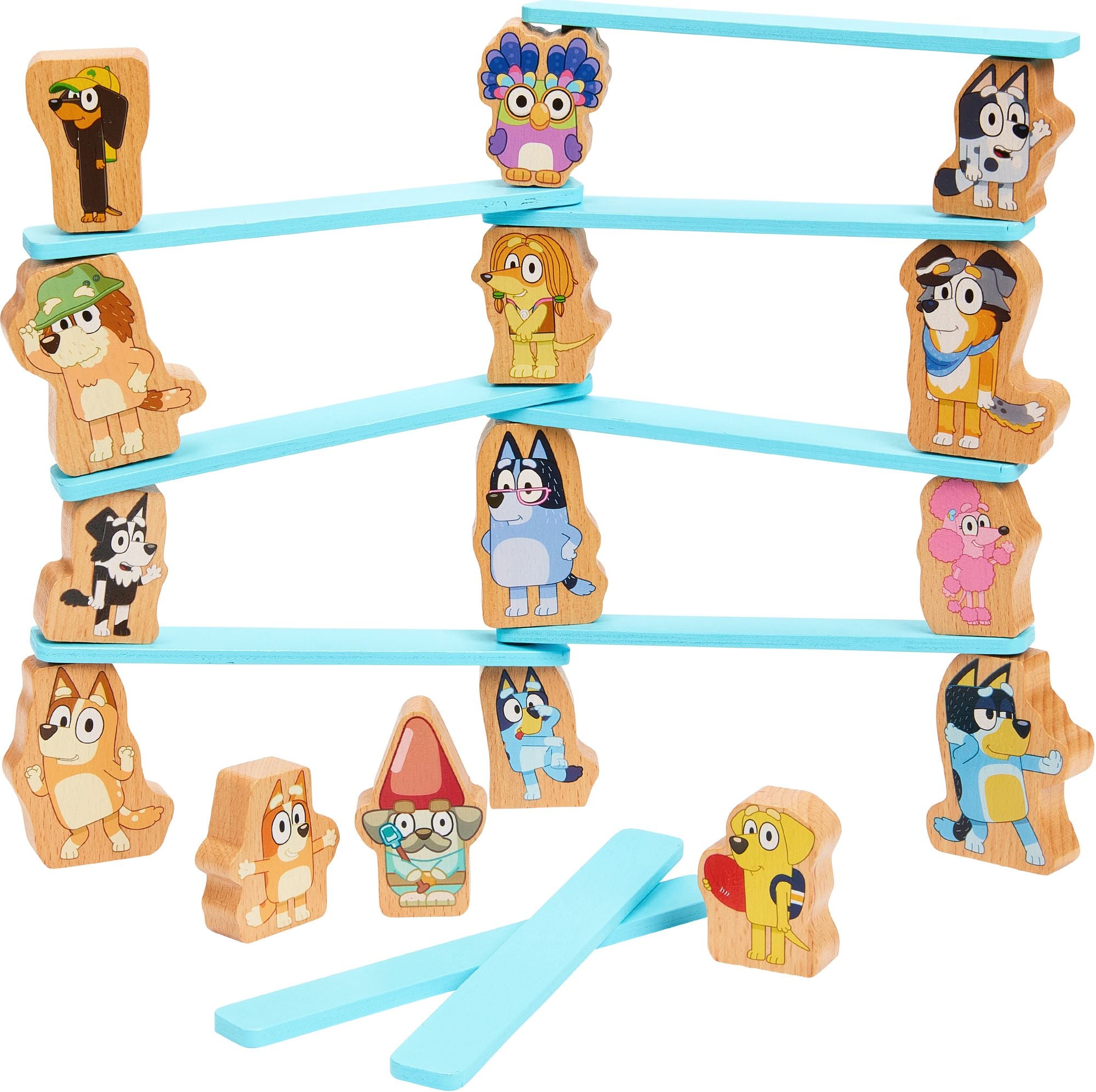 Bluey Wooden Stacking Game