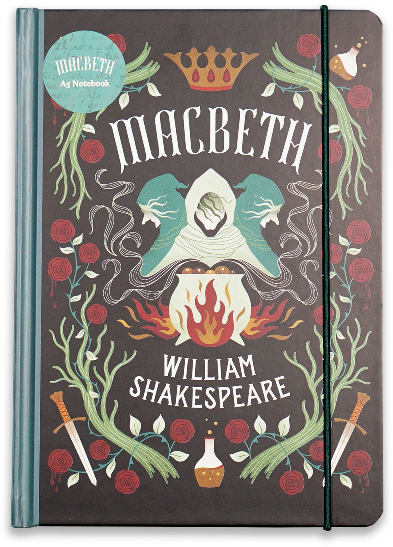 Macbeth Shakespeare A5 Hardcover Notebook Journal
