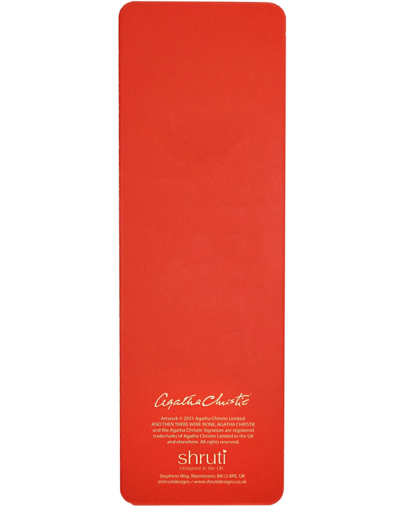 Bookmark Paper - Agatha Christie (There were None)