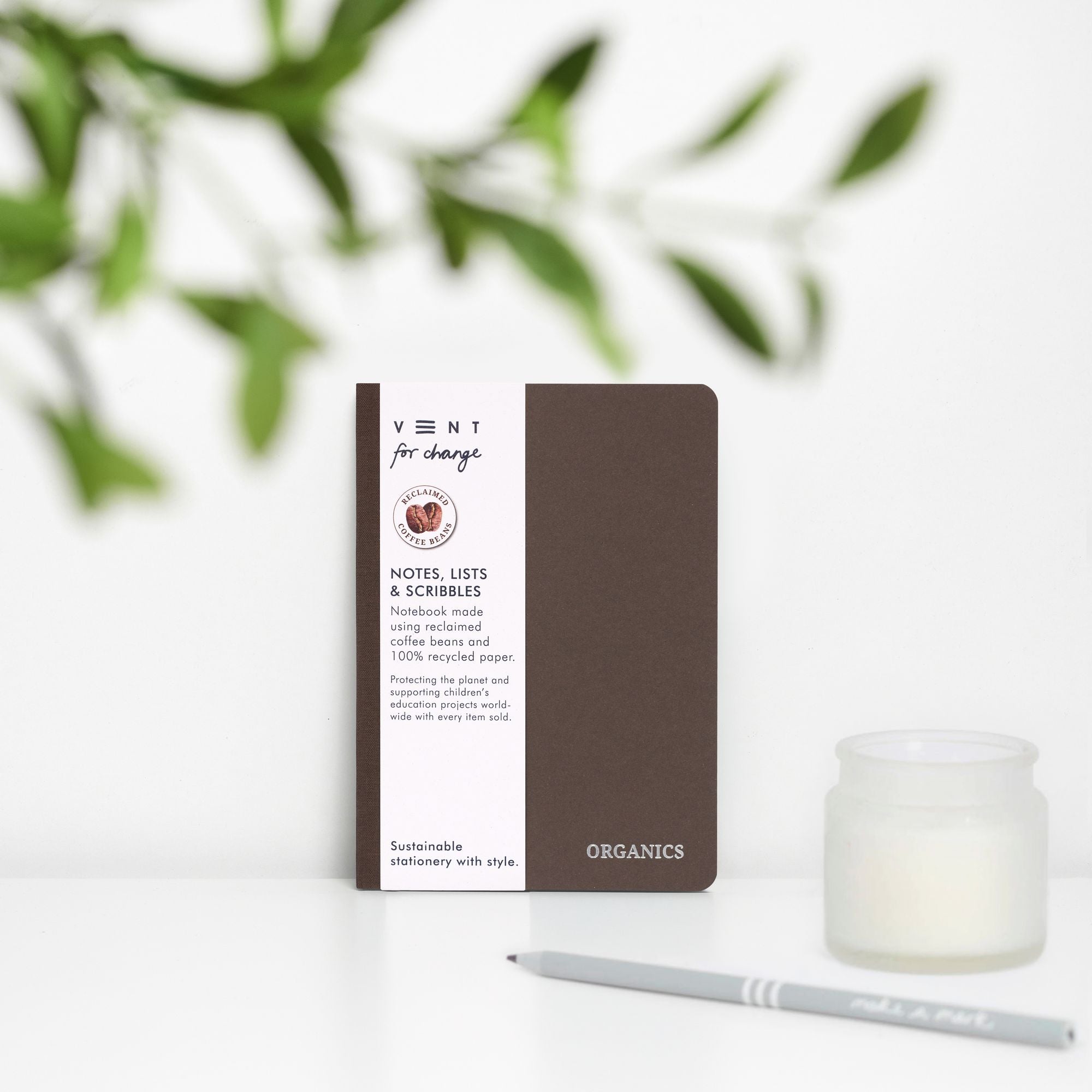 Organics Coffee Recycled A5 Notebook