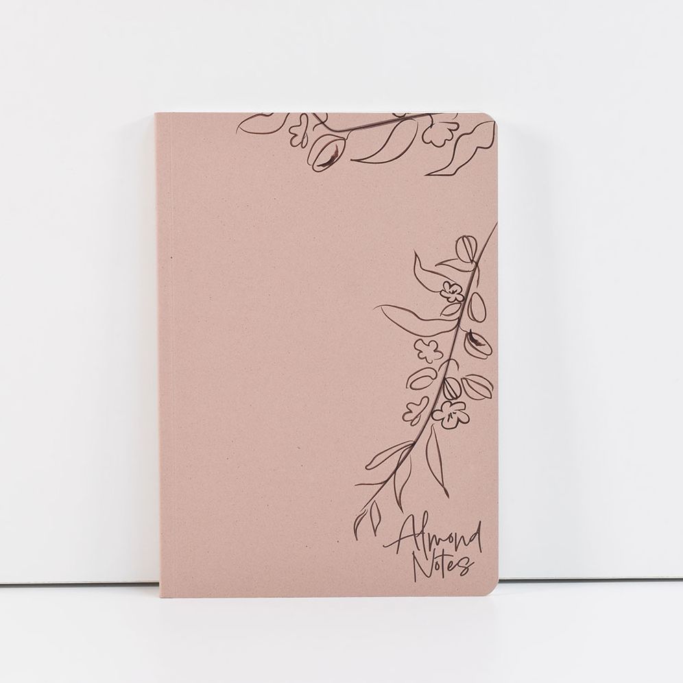 A5 Environotes Reclaimed Almond Waste Notebook
