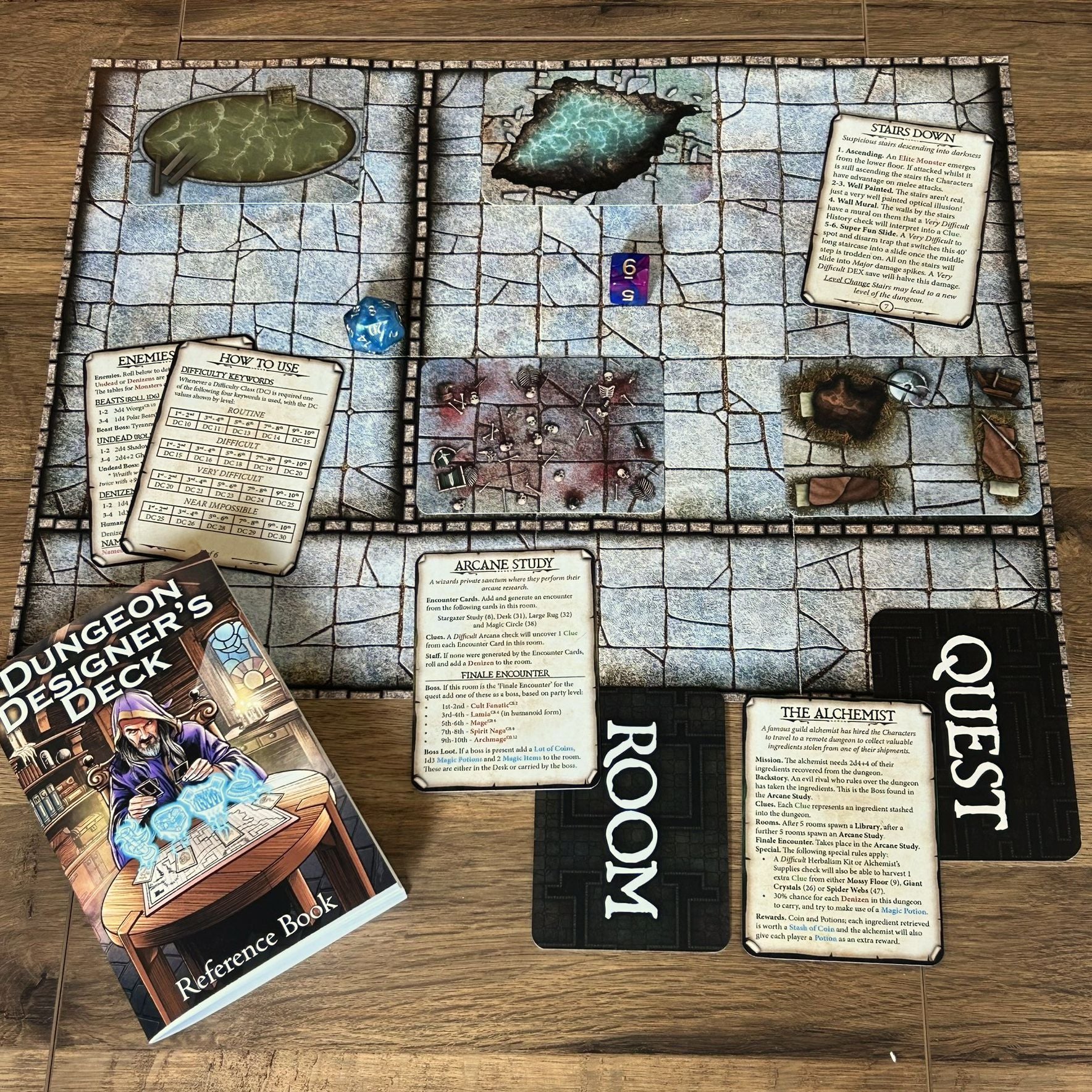 Dungeon Designer's Deck Deal Your Own Dungeon by Loke