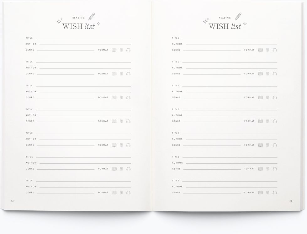 Library Card Guided Reading Journal