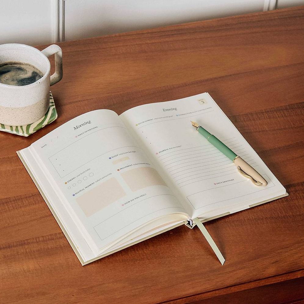 Happy Stripes Guided Wellness Journal