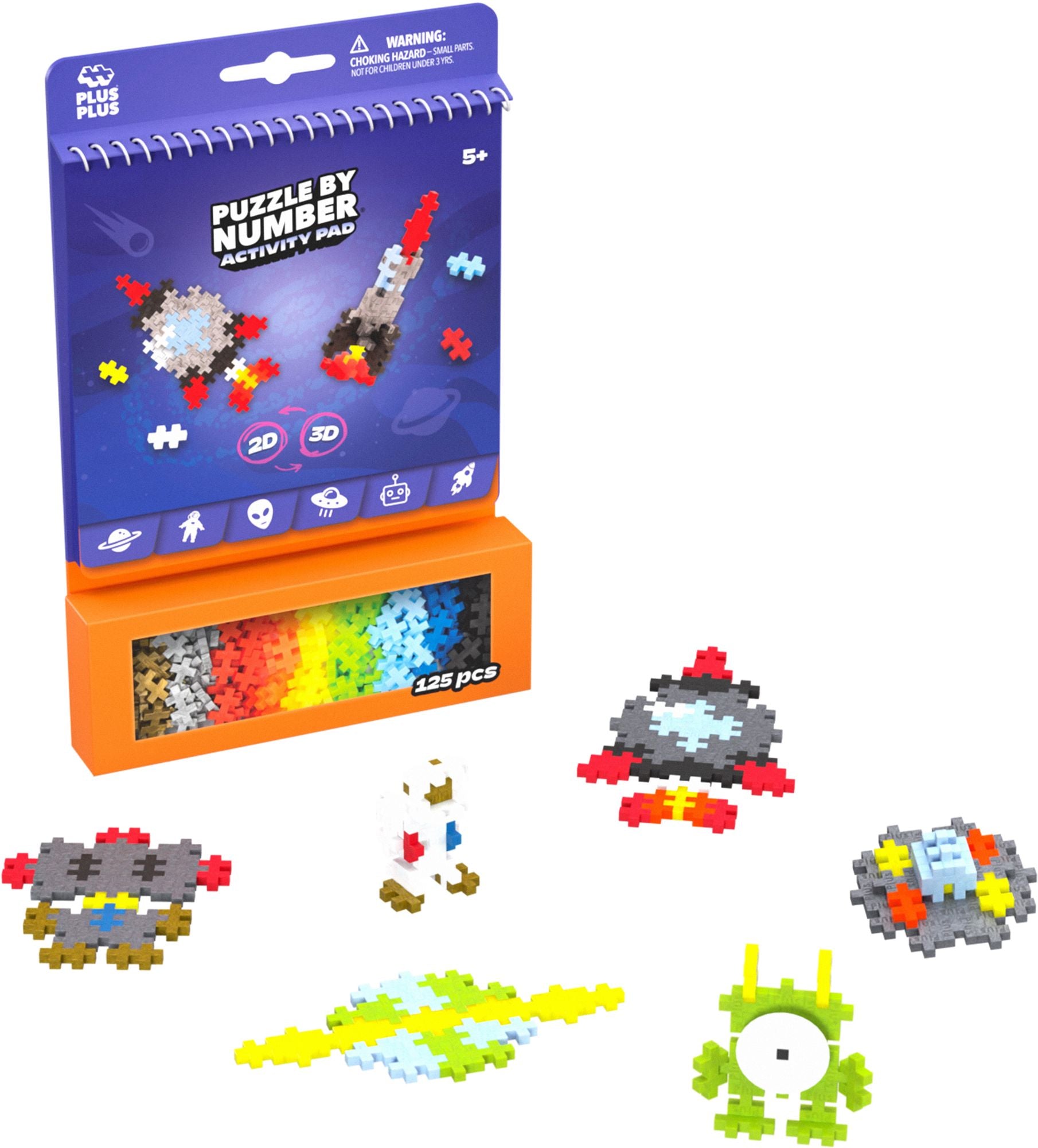 Space Puzzle by Number Activity Pad