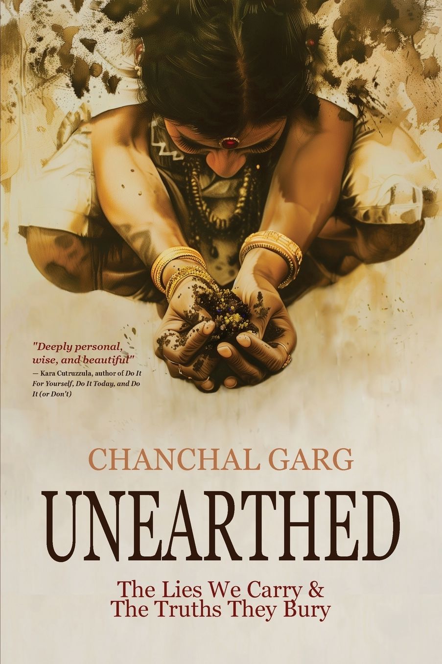 A book cover, symbolizing the unearthing of the truth