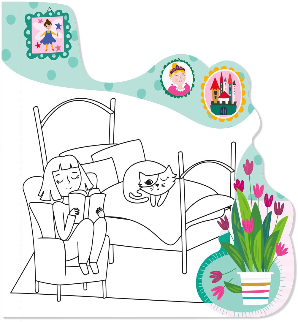 Magic Water Painting Book PRINCESS