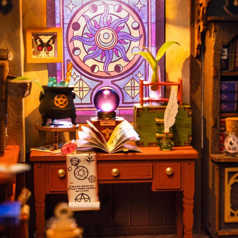 DIY Miniature House Magic Study