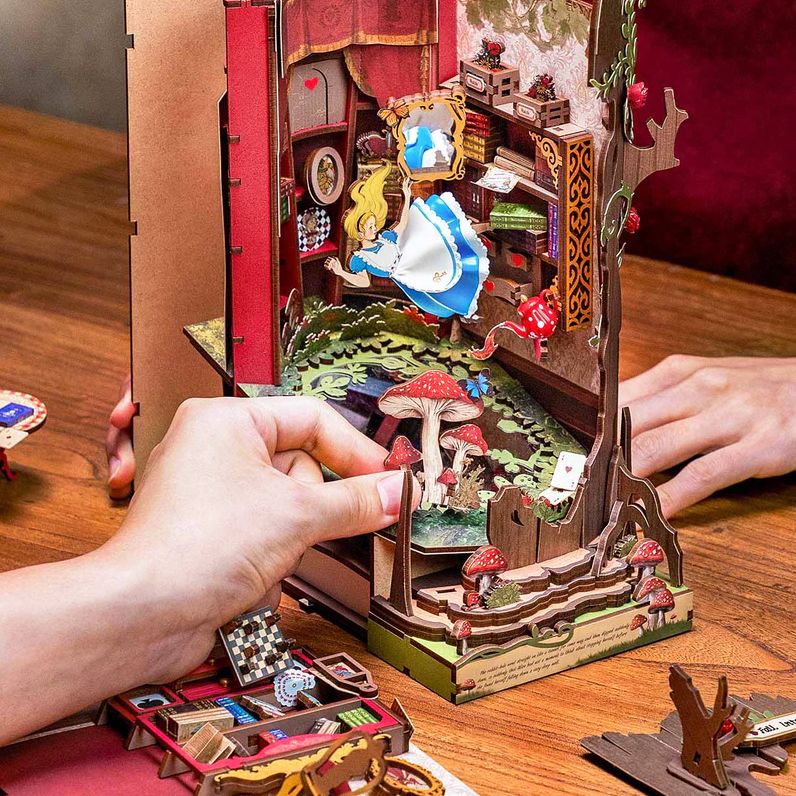 DIY Book Nook Fall Into Wonder