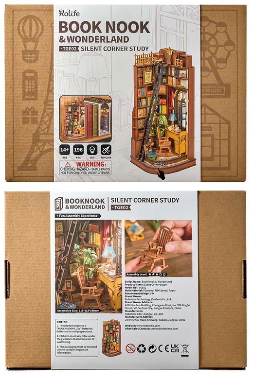 DIY Book Nook Silent Corner Study