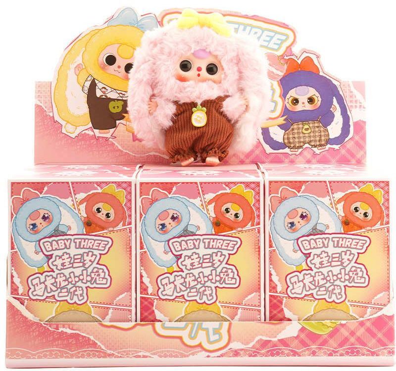 Baby Three-Macaron Cute Bunny V2 Plush Blind Box