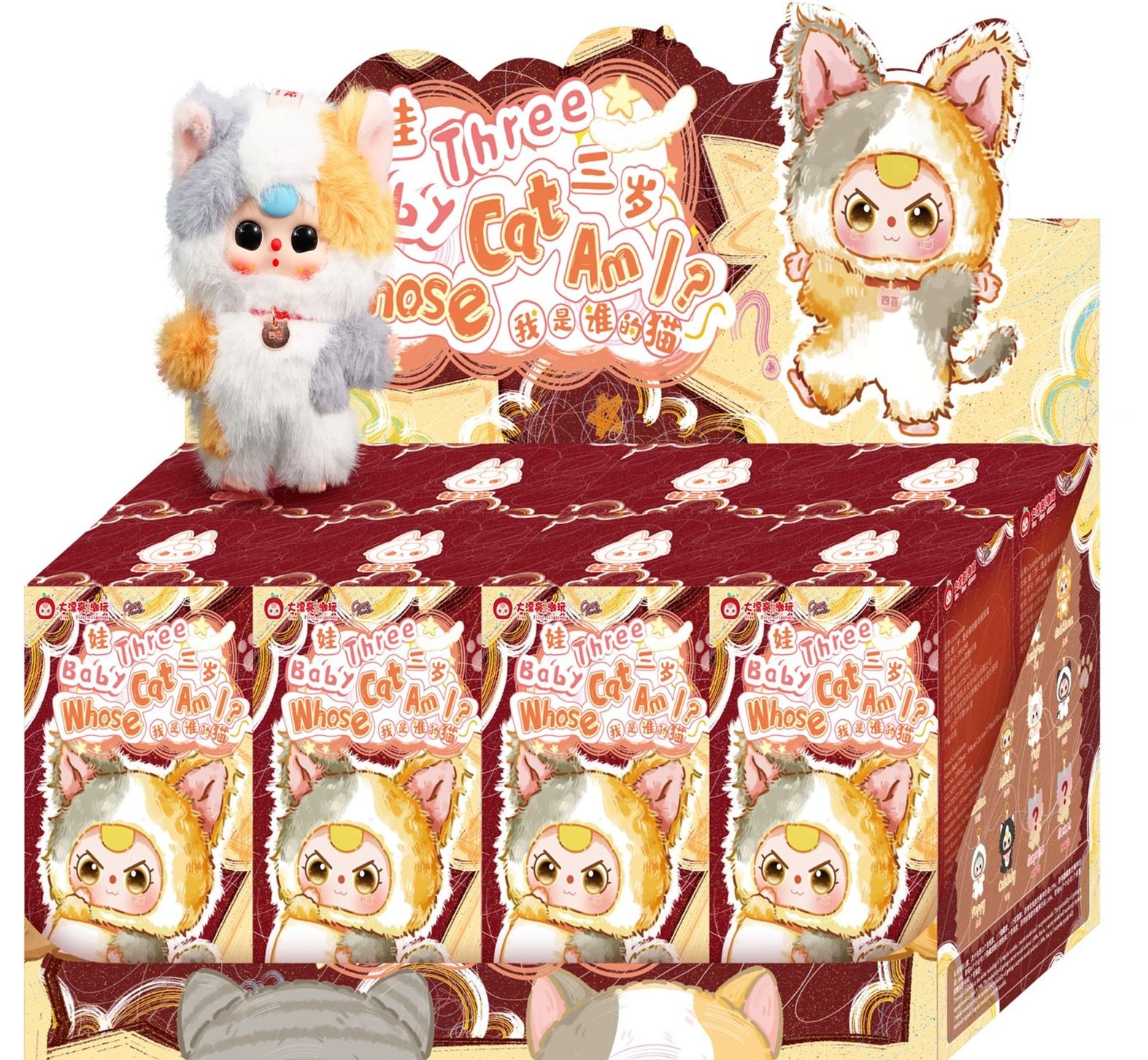 Baby Three - Whose Cat Am I? Plush Blind Box