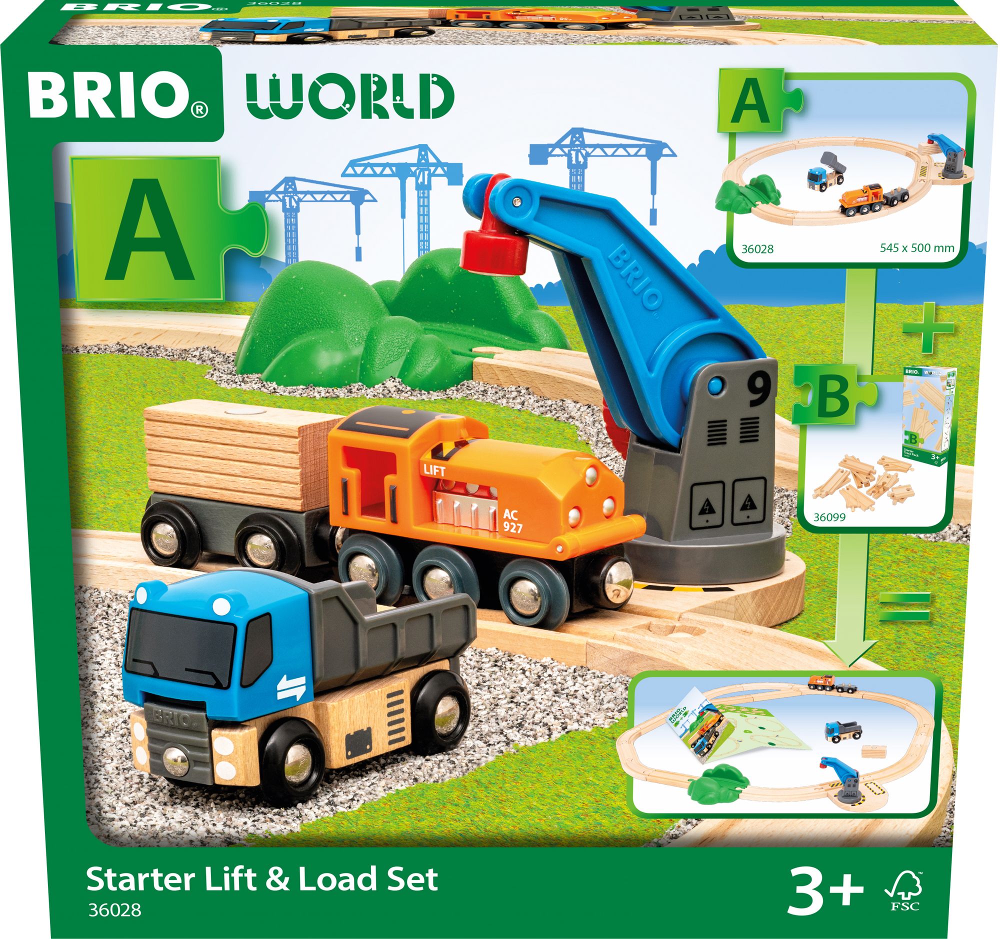 BRIO World Starter Lift & Load Set