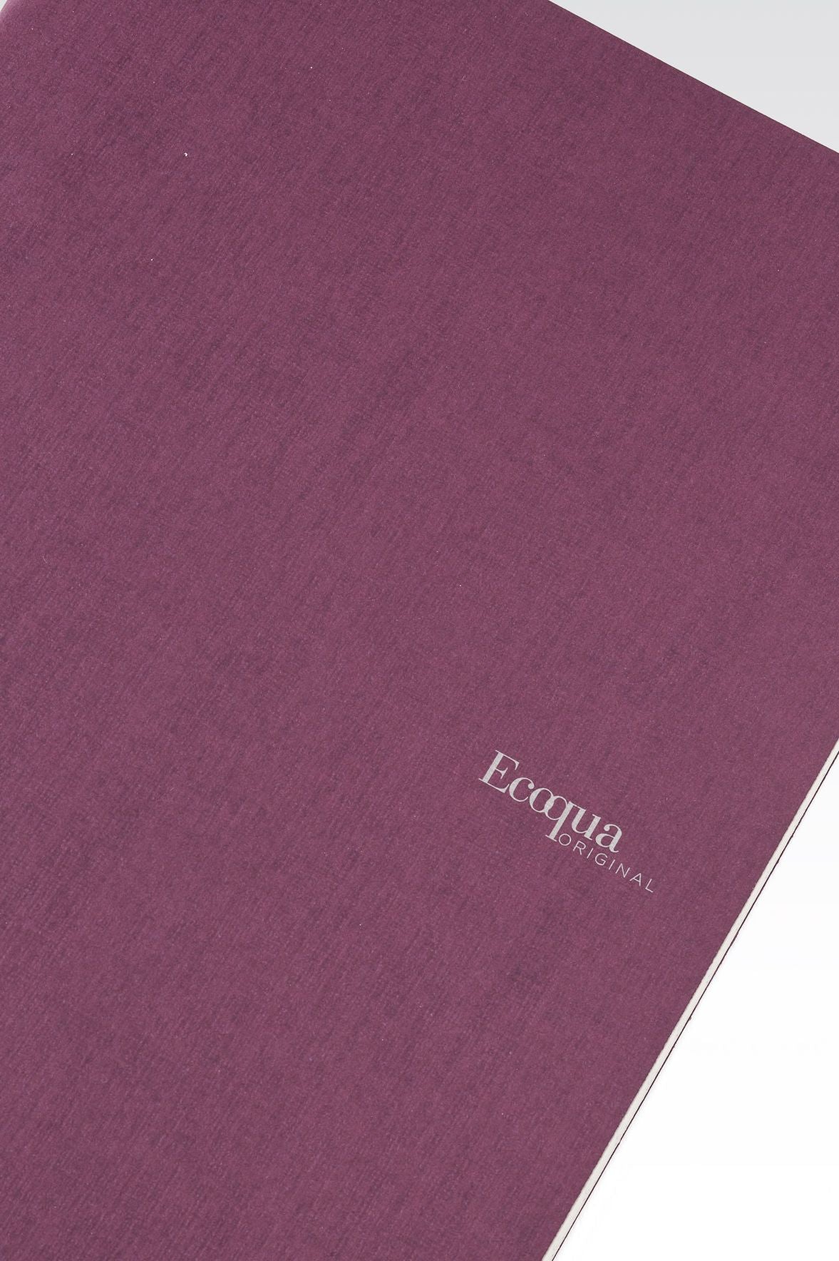 Ecoqua Original Notebook, A4, Staple-Bound, Dotted, Wine