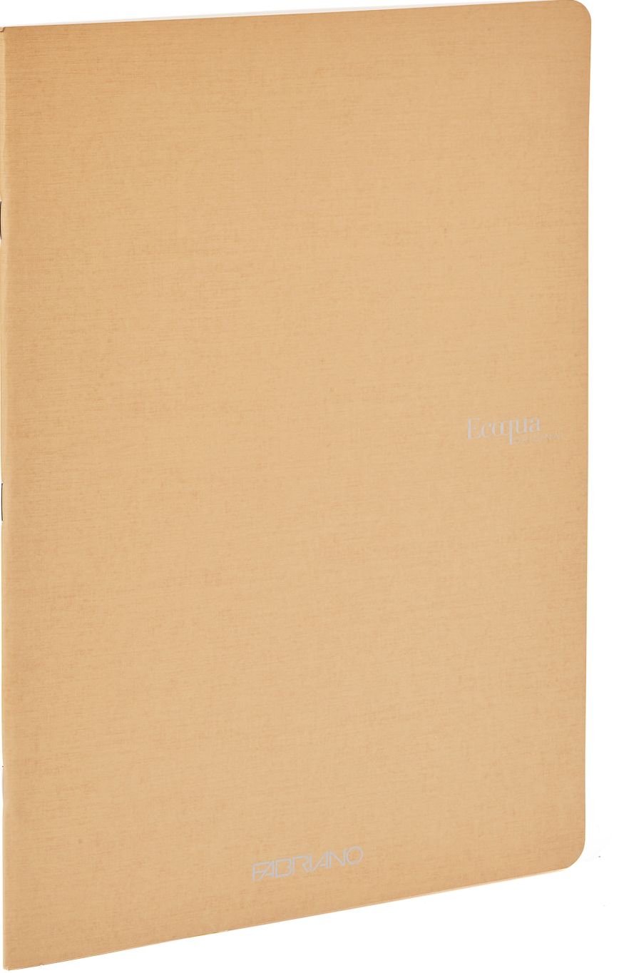 Ecoqua Original Notebook, A5, Staple-Bound, Dotted, Beige