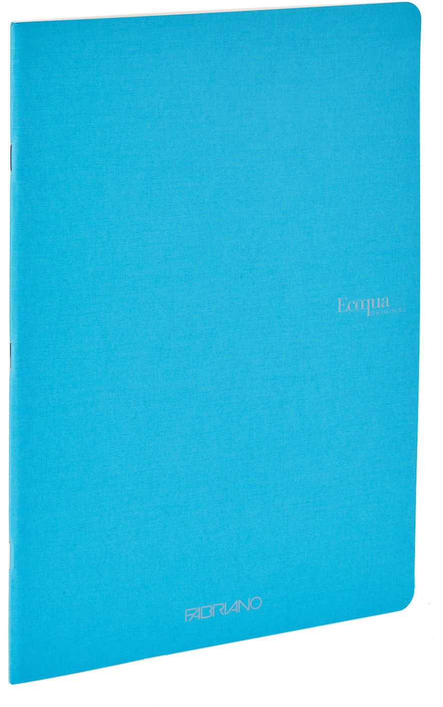 Ecoqua Original Notebook, A5, Staple-Bound, Dotted, Turquoise