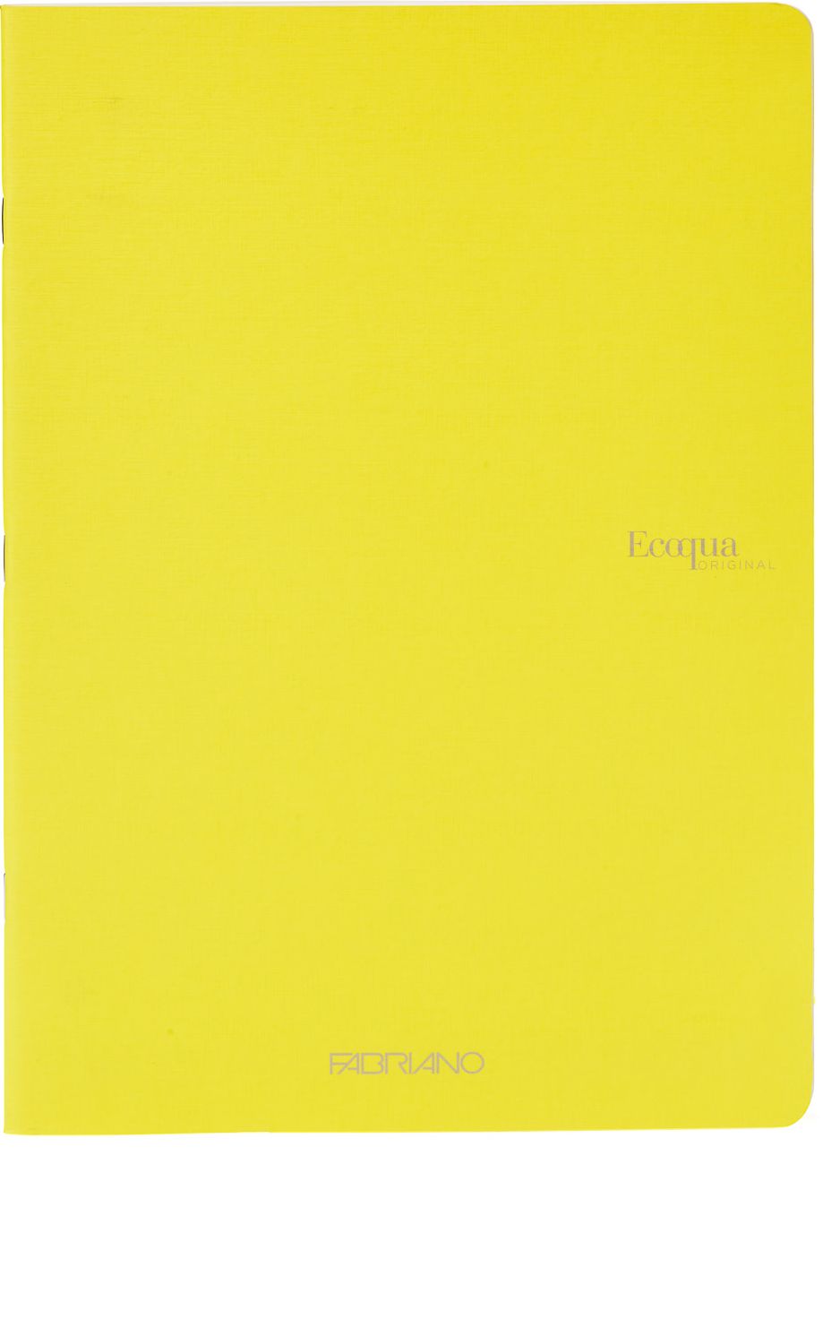 Ecoqua Original Notebook, A4, Staple-Bound, Graph, Yellow