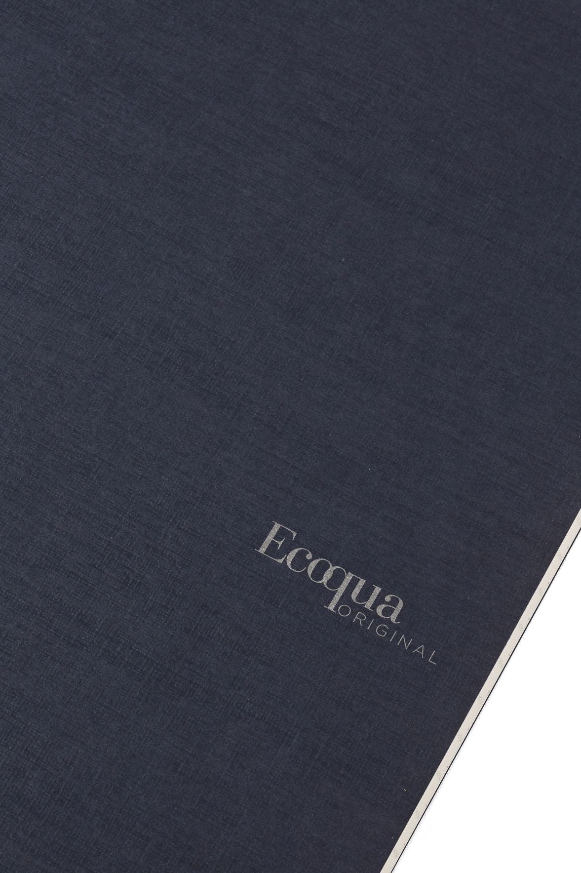 Ecoqua Original Notebook, A5, Staple-Bound, Graph, Navy