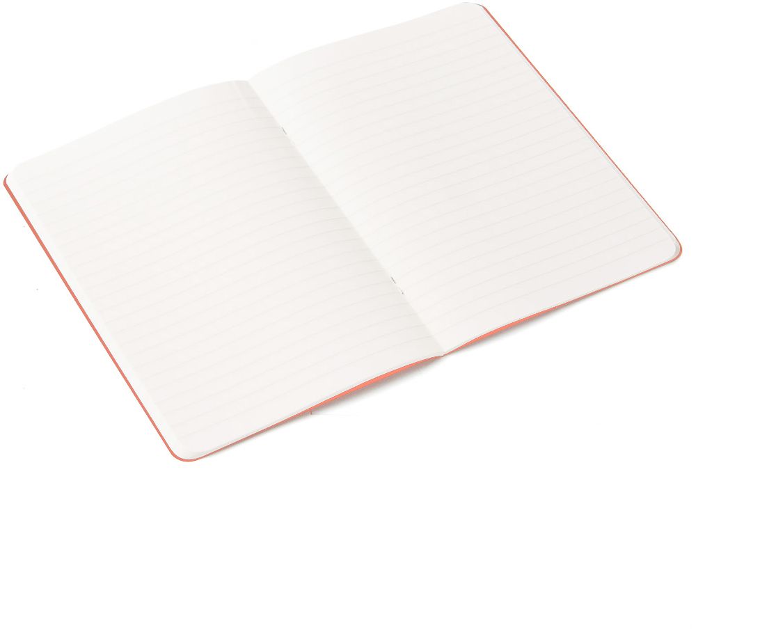 Ecoqua Original Notebook, A4, Staple-Bound, Lined, Flamingo