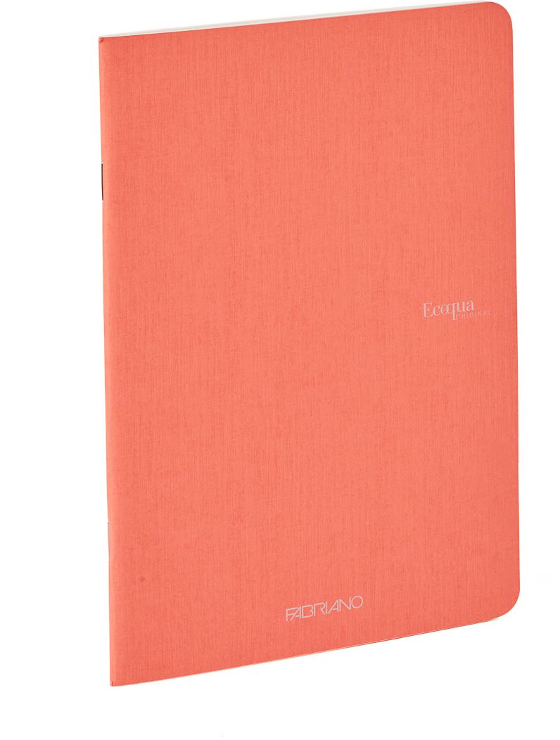 Ecoqua Original Notebook, A4, Staple-Bound, Lined, Flamingo