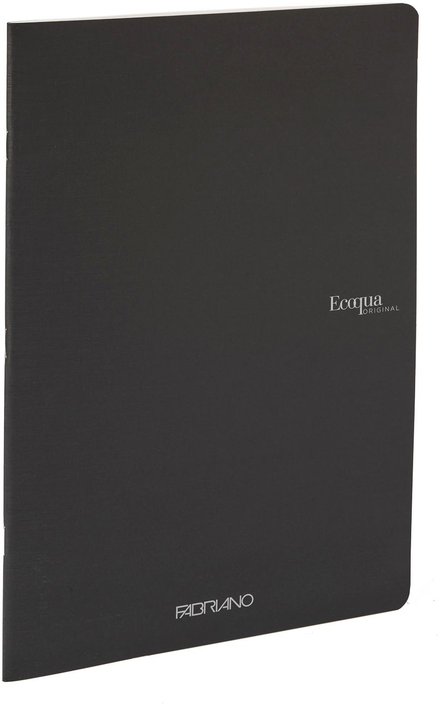 Ecoqua Original Notebook, A4, Staple-Bound, Lined, Black