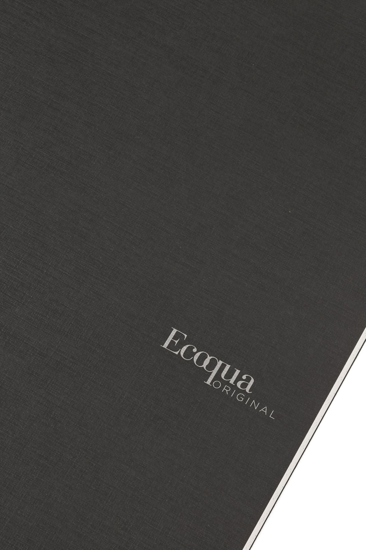Ecoqua Original Notebook, A4, Staple-Bound, Lined, Black