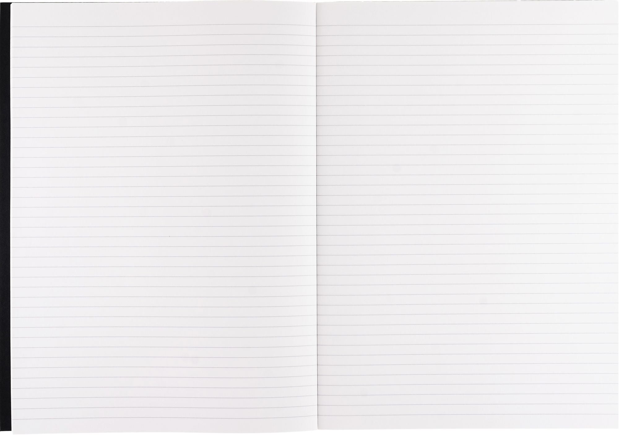 Ecoqua Plus Journal, A4, Glue-Bound, Lined, Black