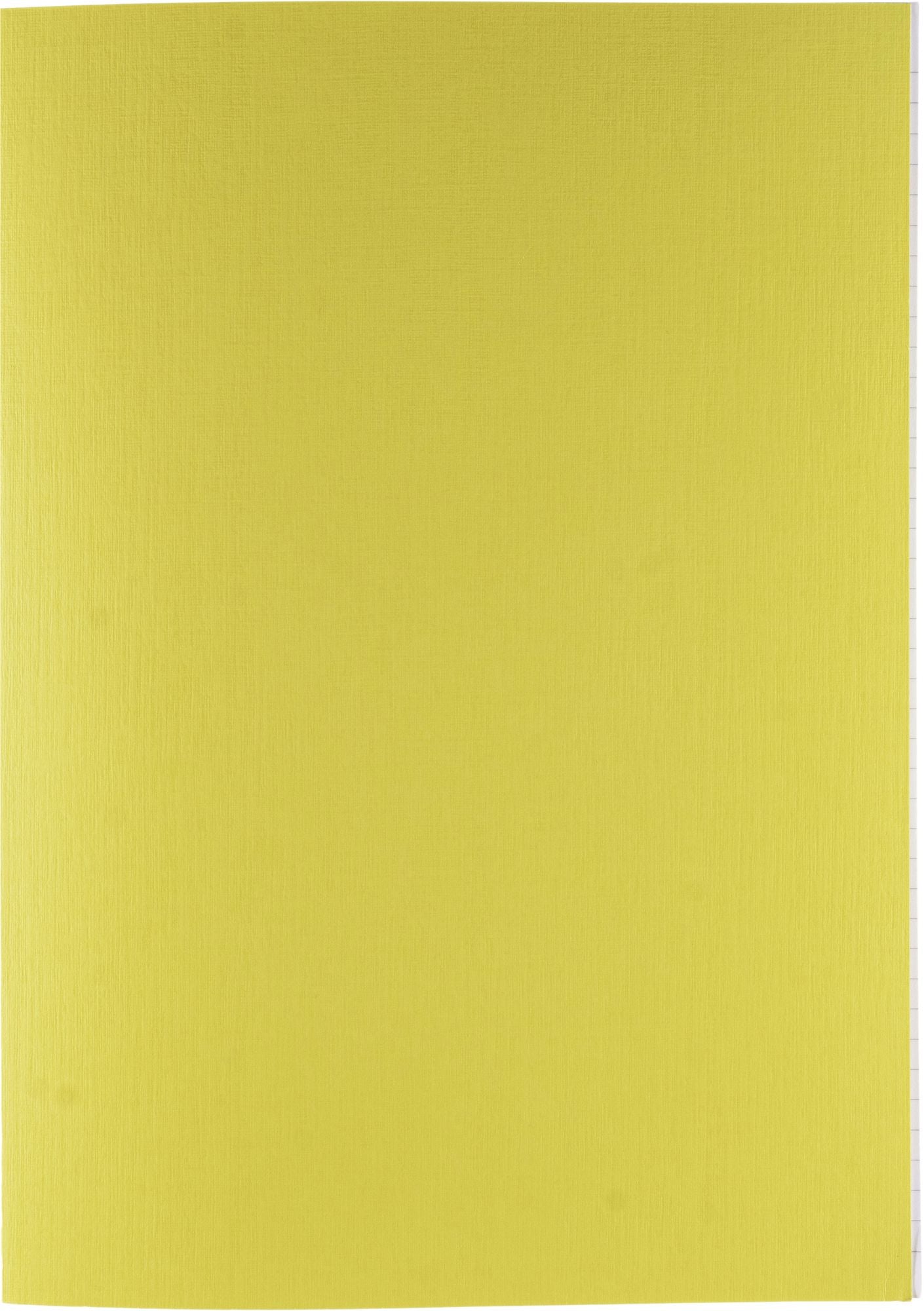 Ecoqua Plus Journal, A4, Glue-Bound, Lined, Yellow