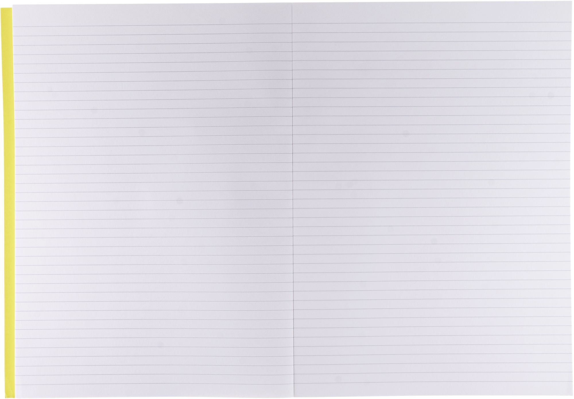 Ecoqua Plus Journal, A4, Glue-Bound, Lined, Yellow