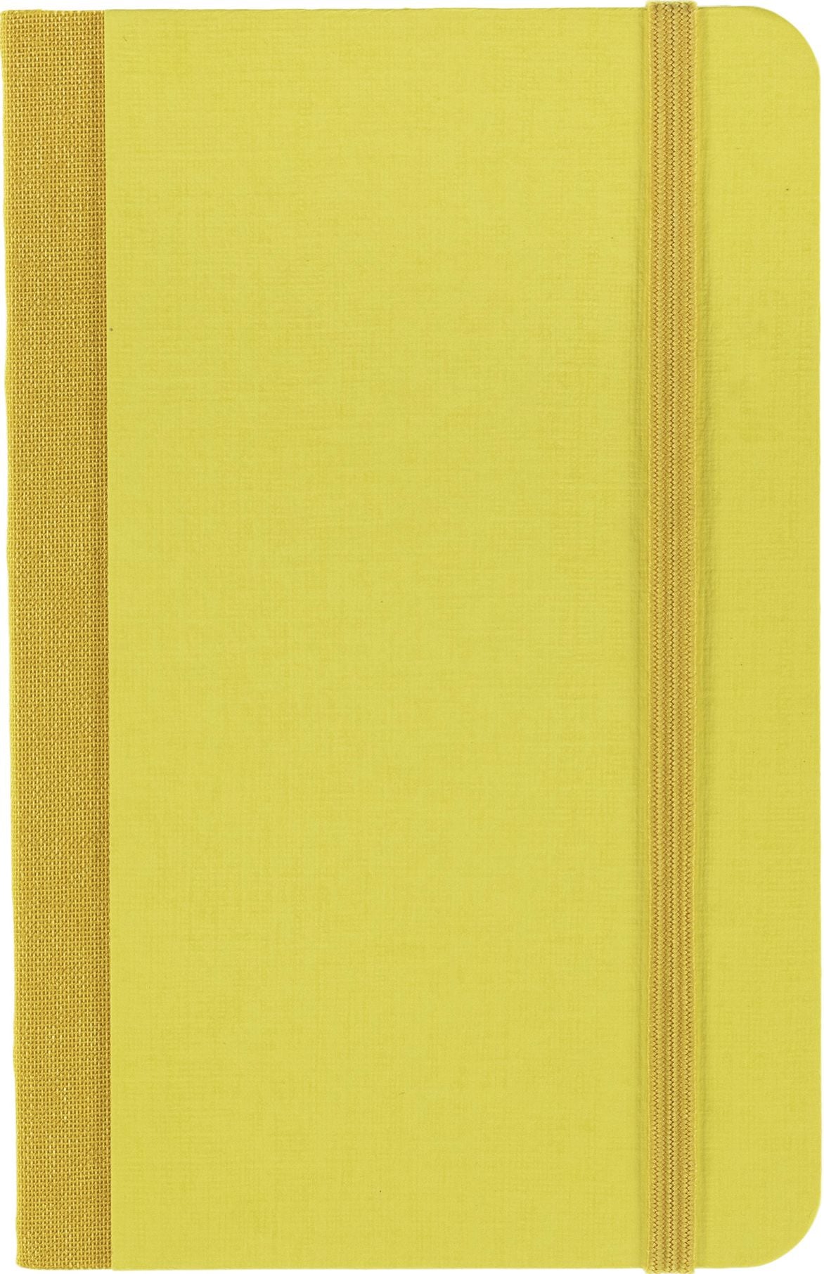 Ecoqua Plus Journal, 3.5 x 5.5, Fabric-Bound, Dotted, Yellow