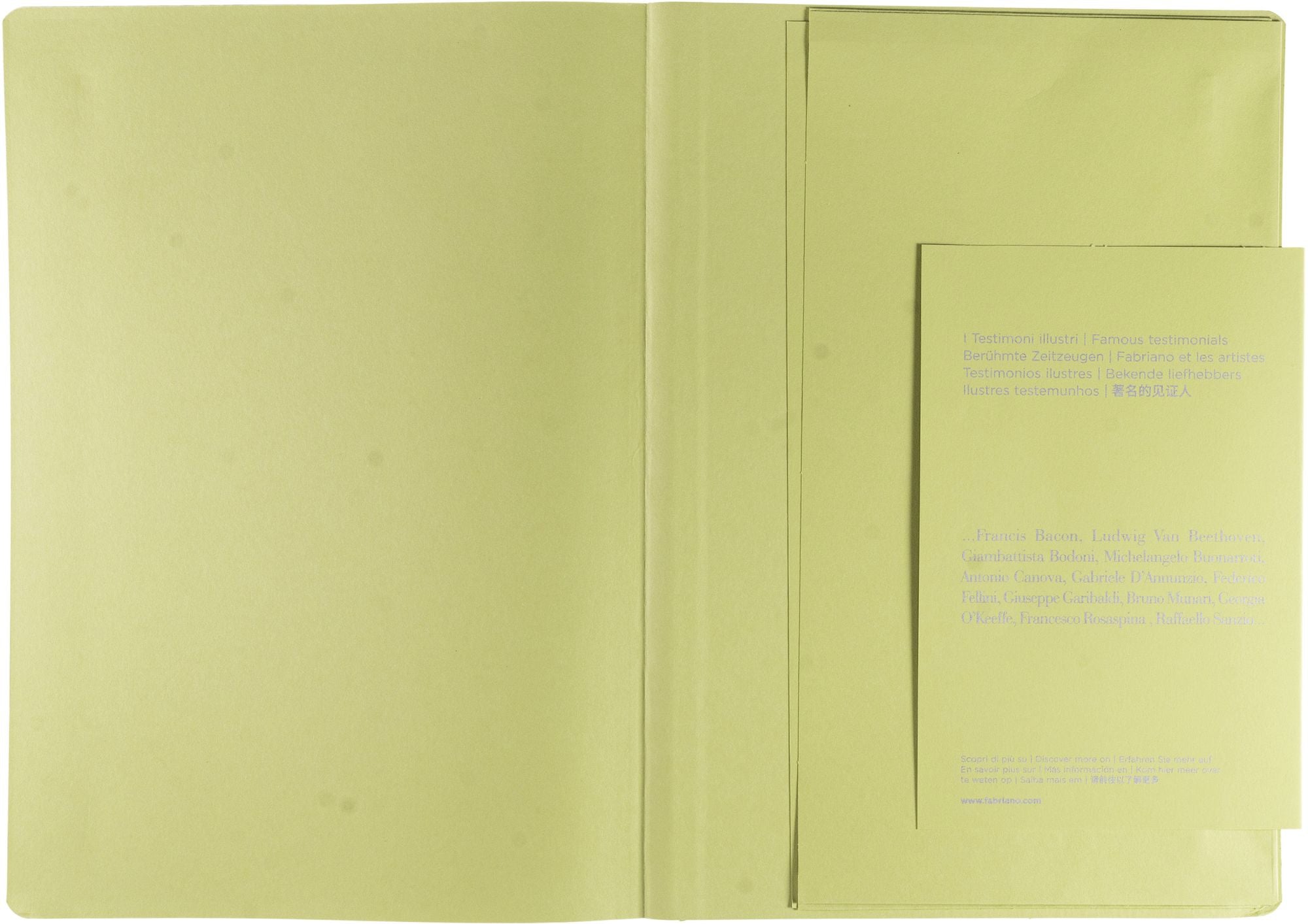 Ecoqua Plus Journal, A4, Fabric-Bound, Dotted, Lime