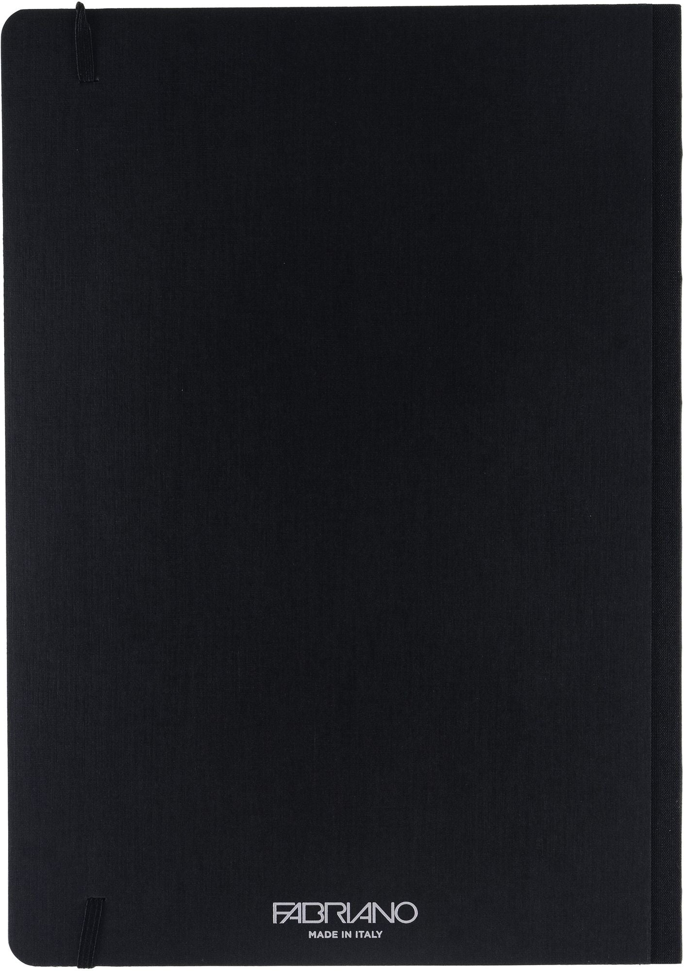 Ecoqua Plus Journal, A4, Fabric-Bound, Dotted, Black