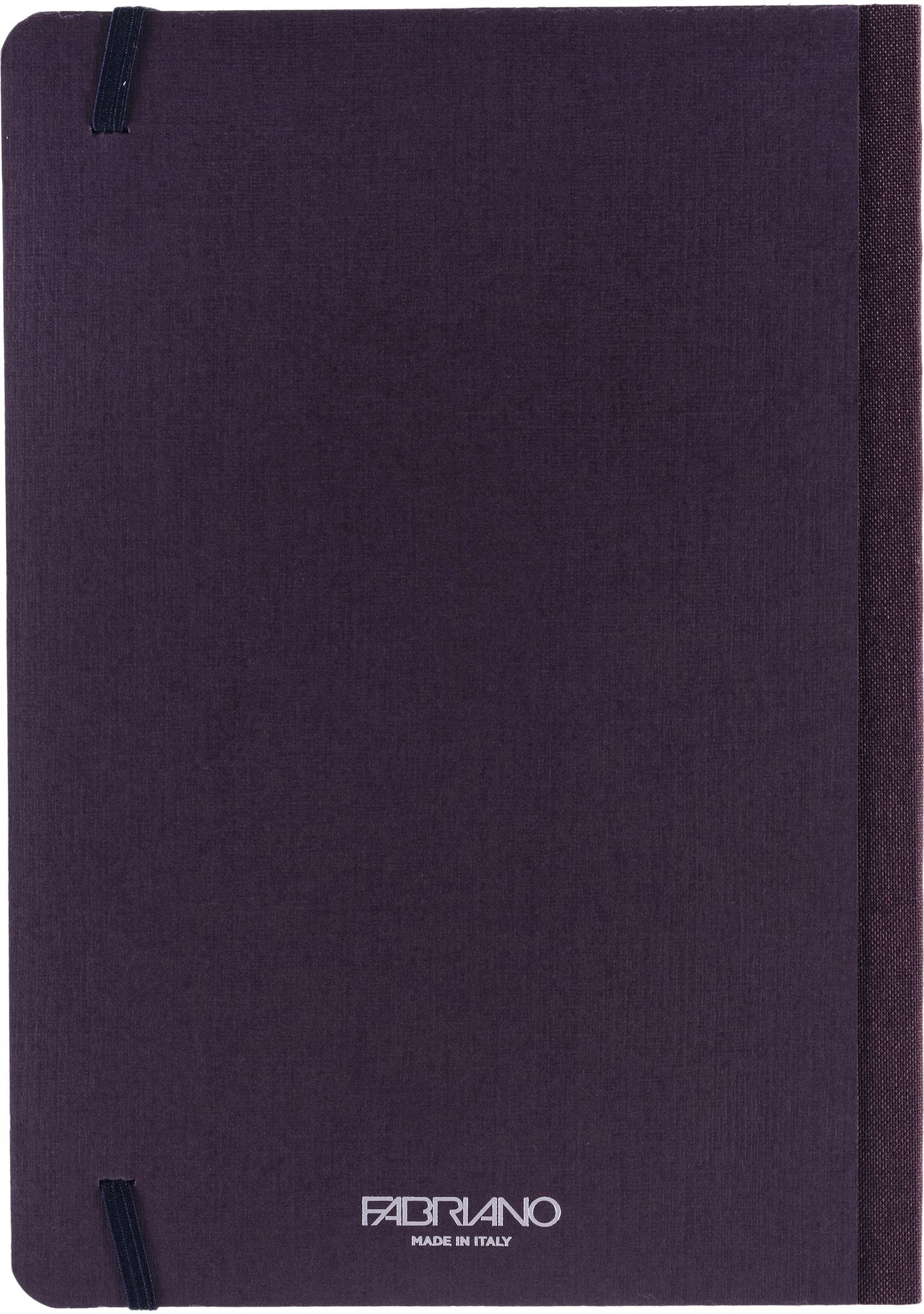 Ecoqua Plus Journal, A5, Fabric-Bound, Dotted, Wine