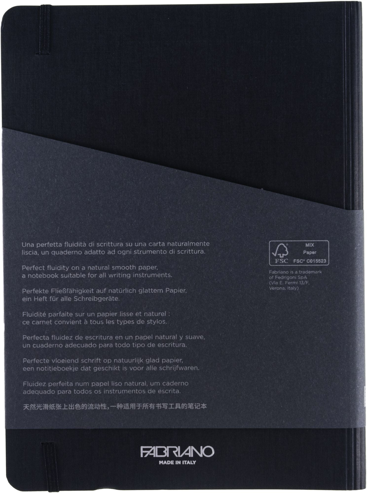 Ecoqua Plus Journal, A5, Hidden Spiral-Bound, Dotted, Black