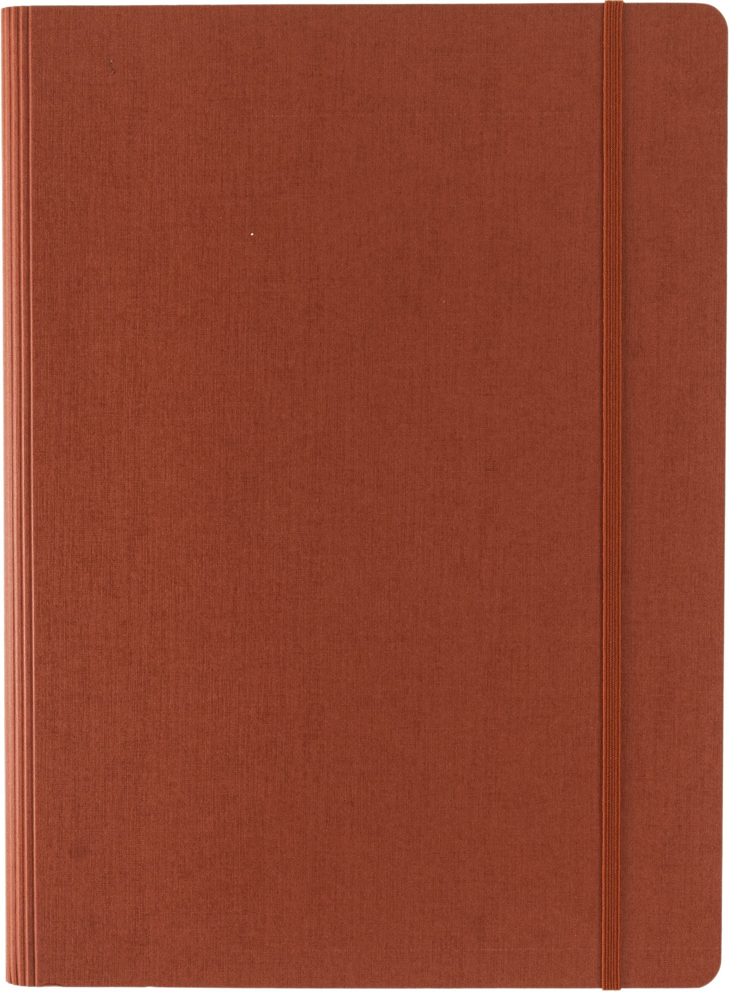 Ecoqua Plus Journal, A4, Hidden Spiral-Bound, Dotted, Red