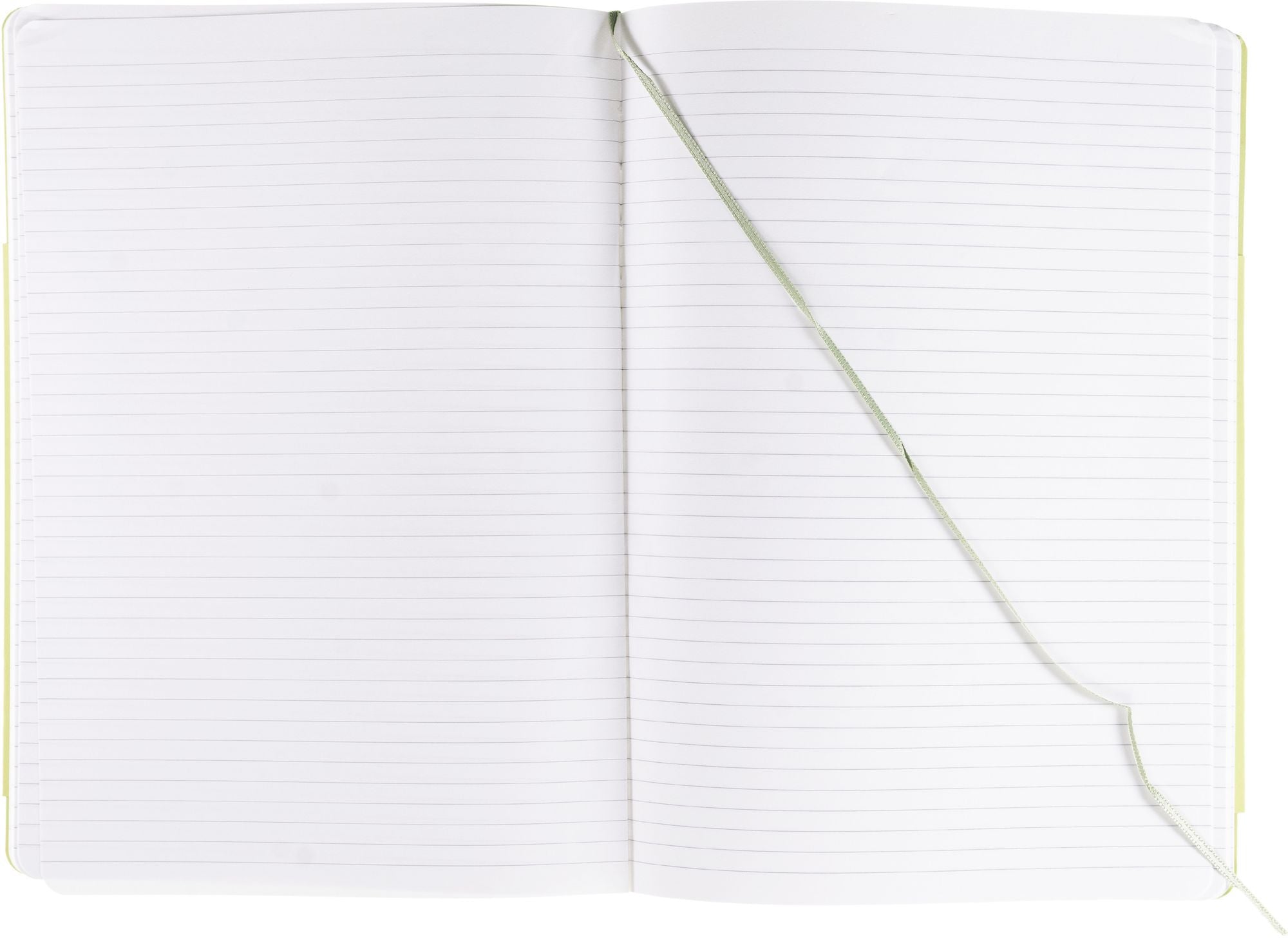 Ecoqua Plus Journal, A4, Stitch-Bound, Lined, Lime