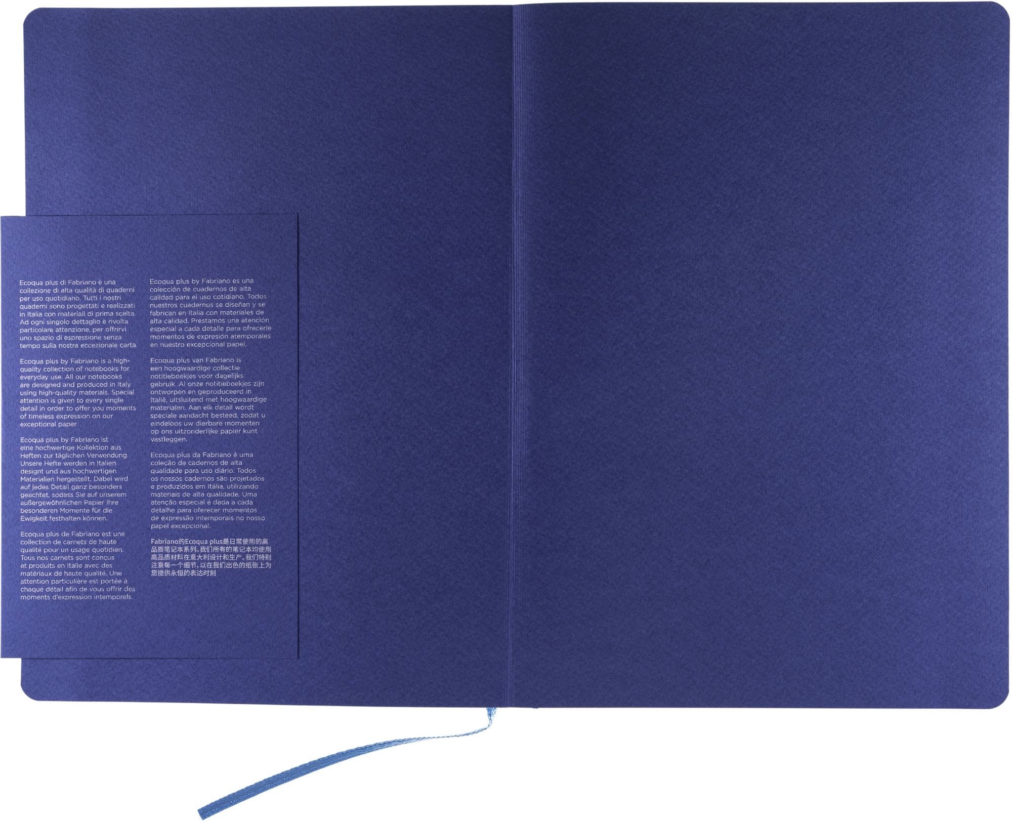 Ecoqua Plus Journal, A4, Stitch-Bound, Lined, Turquoise