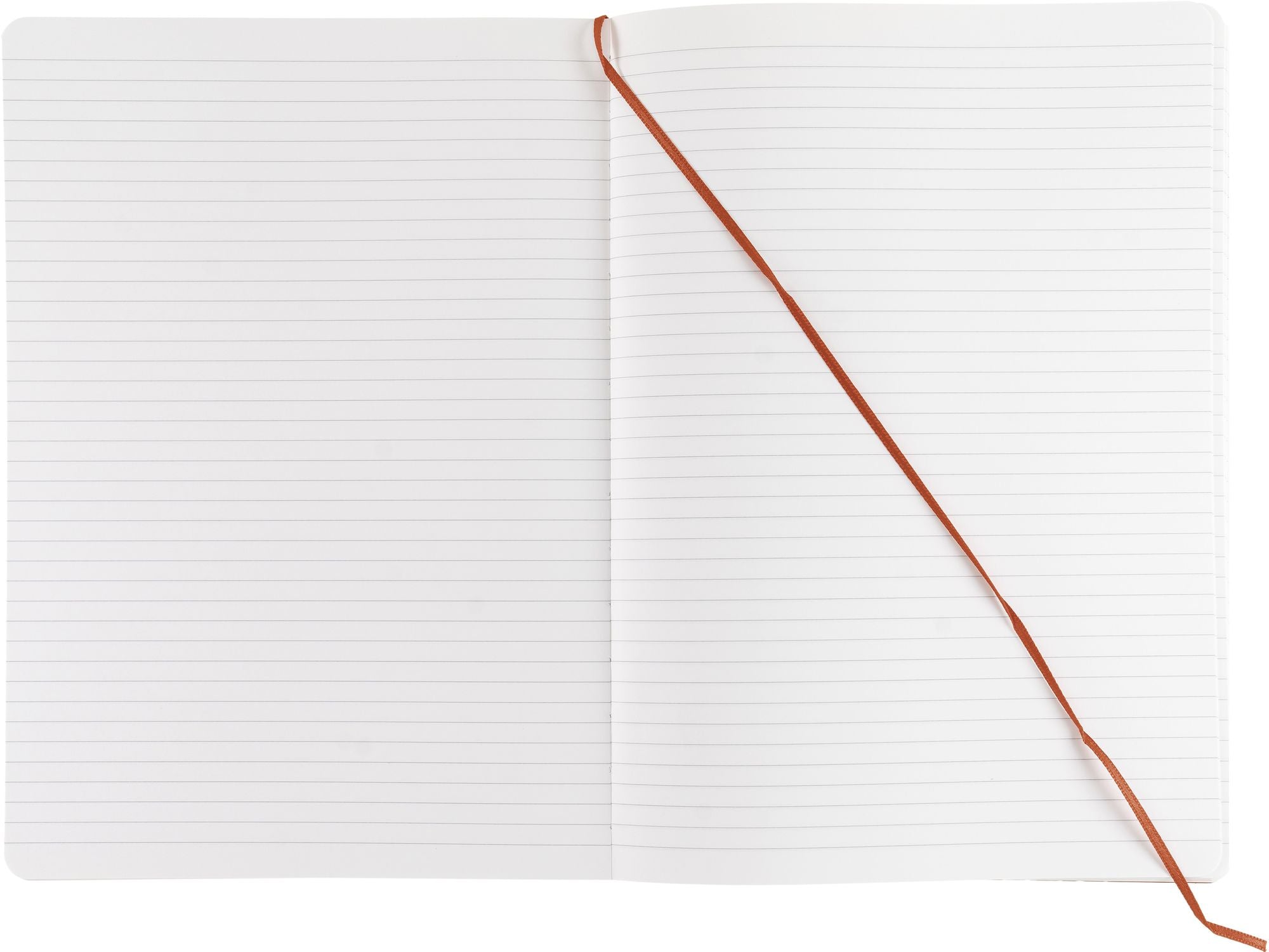 Ecoqua Plus Journal, A4, Stitch-Bound, Lined, Red