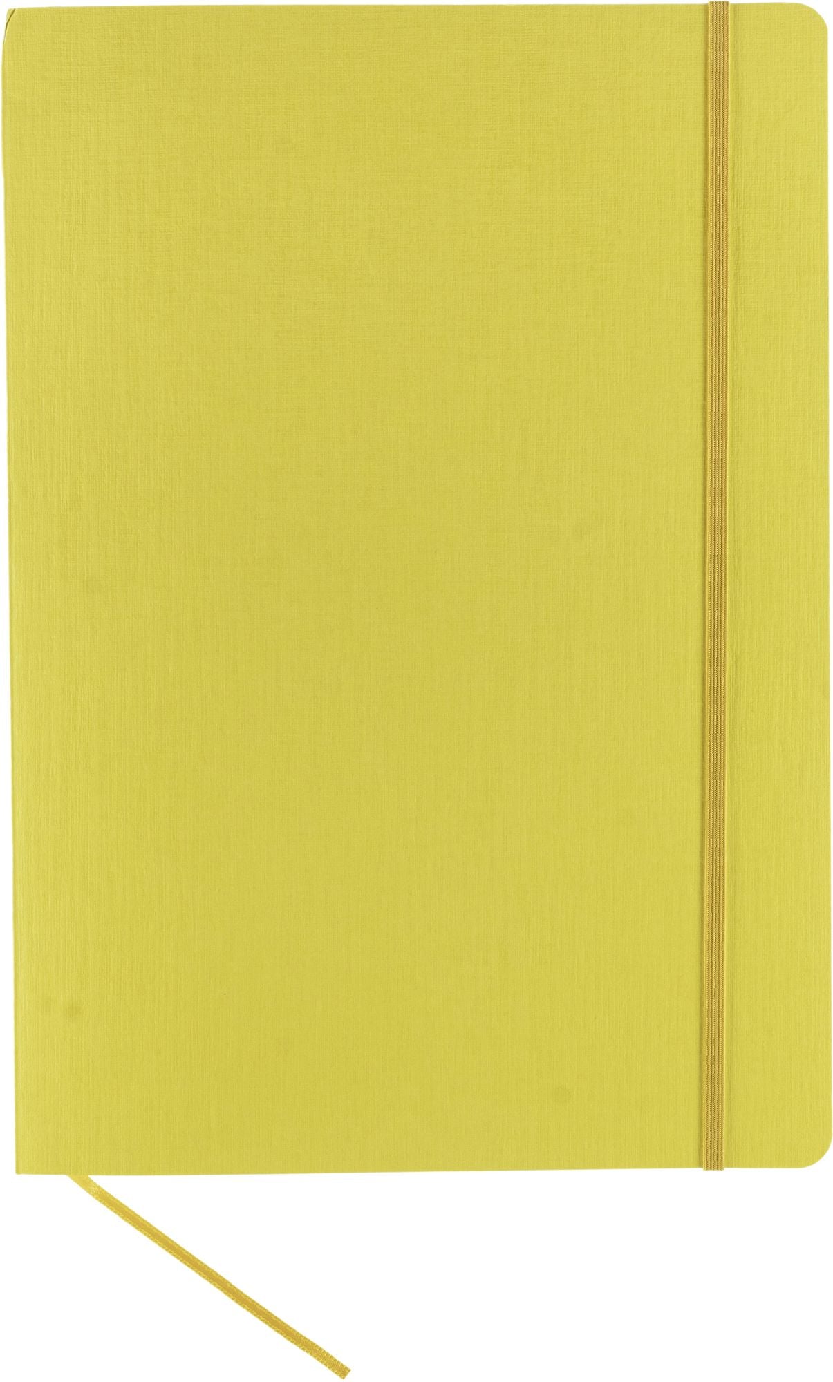 Ecoqua Plus Journal, A4, Stitch-Bound, Lined, Yellow