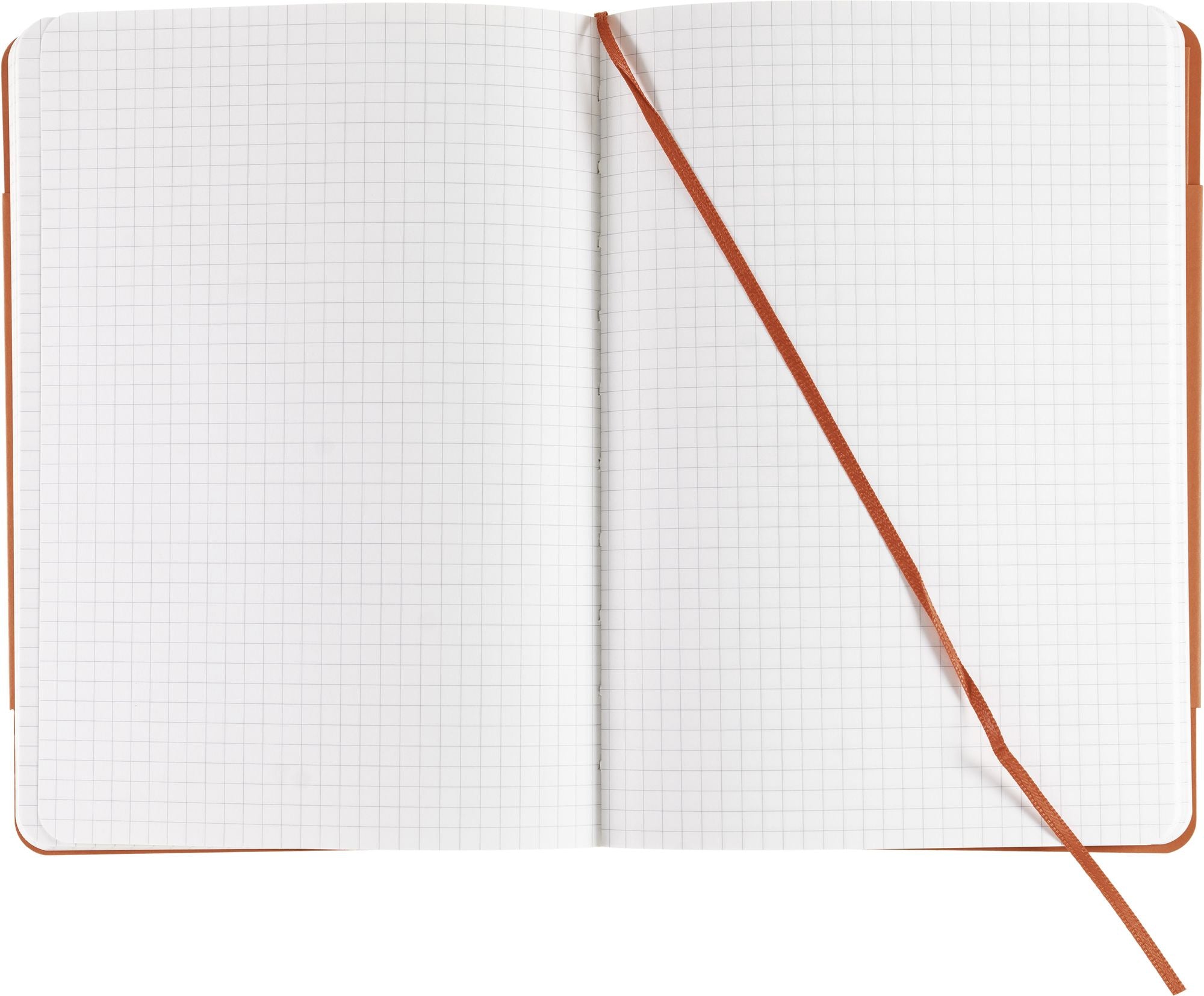 Ecoqua Plus Journal, A5, Stitch-Bound, Graph, Red