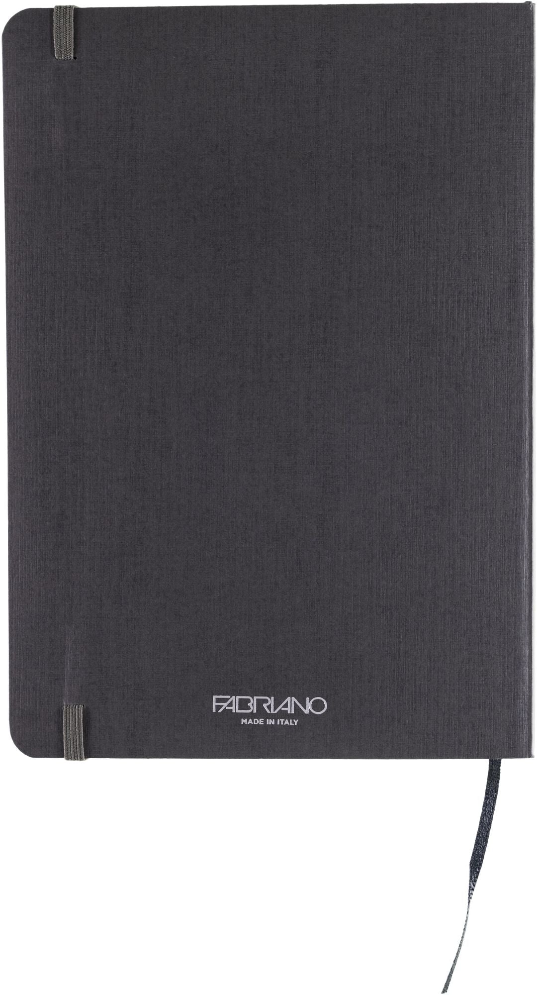 Ecoqua Plus Journal, A5, Stitch-Bound, Dotted, Grey