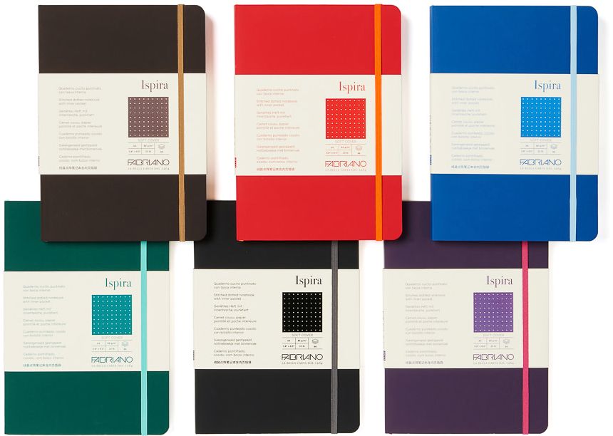 Ispira Journal, A5, Soft-Cover, Dotted, Brown